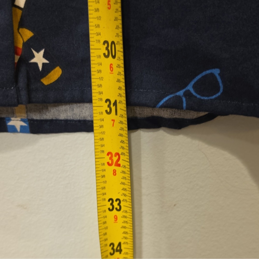 Eighty Eight Men's Woven Cotton SS Button-Up Graphic Print Spread Collar M #261 - Picture 9 of 9